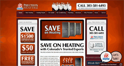 Desktop Screenshot of precisionheating.com