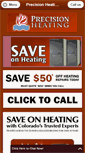 Mobile Screenshot of precisionheating.com